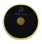 Poliravimo kempinė POSH PADS DA 100mm x 25mm Velcro 75mm (geltona) - Image 2