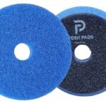 Poliravimo kempinė POSH PADS DA 100x25mm Velcro 75mm (tam.mėlyna)