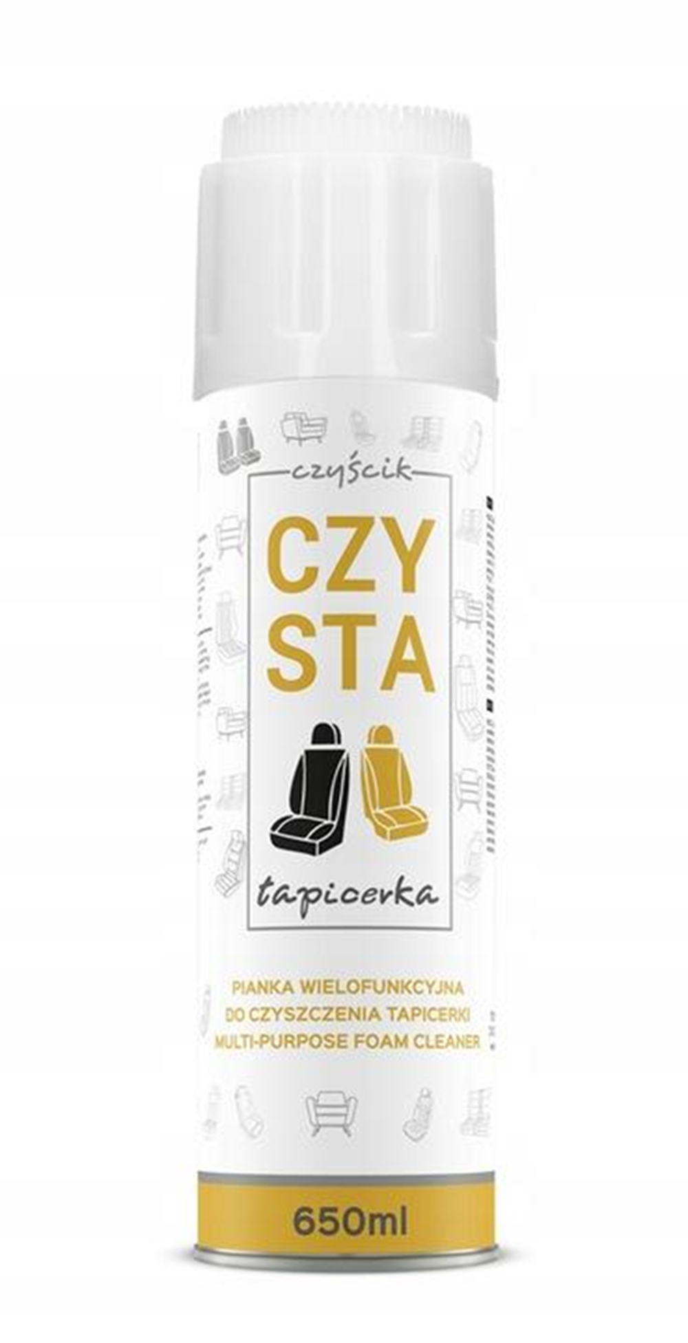 czysty odai CZYSTY putų valiklis vinilui, veliurui, audiniams 650ml - Image 1