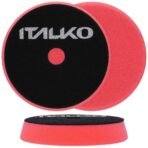 ITALKO poliravimo kempinė DA Velcro 140x125x20mm (raudona/minkšta)