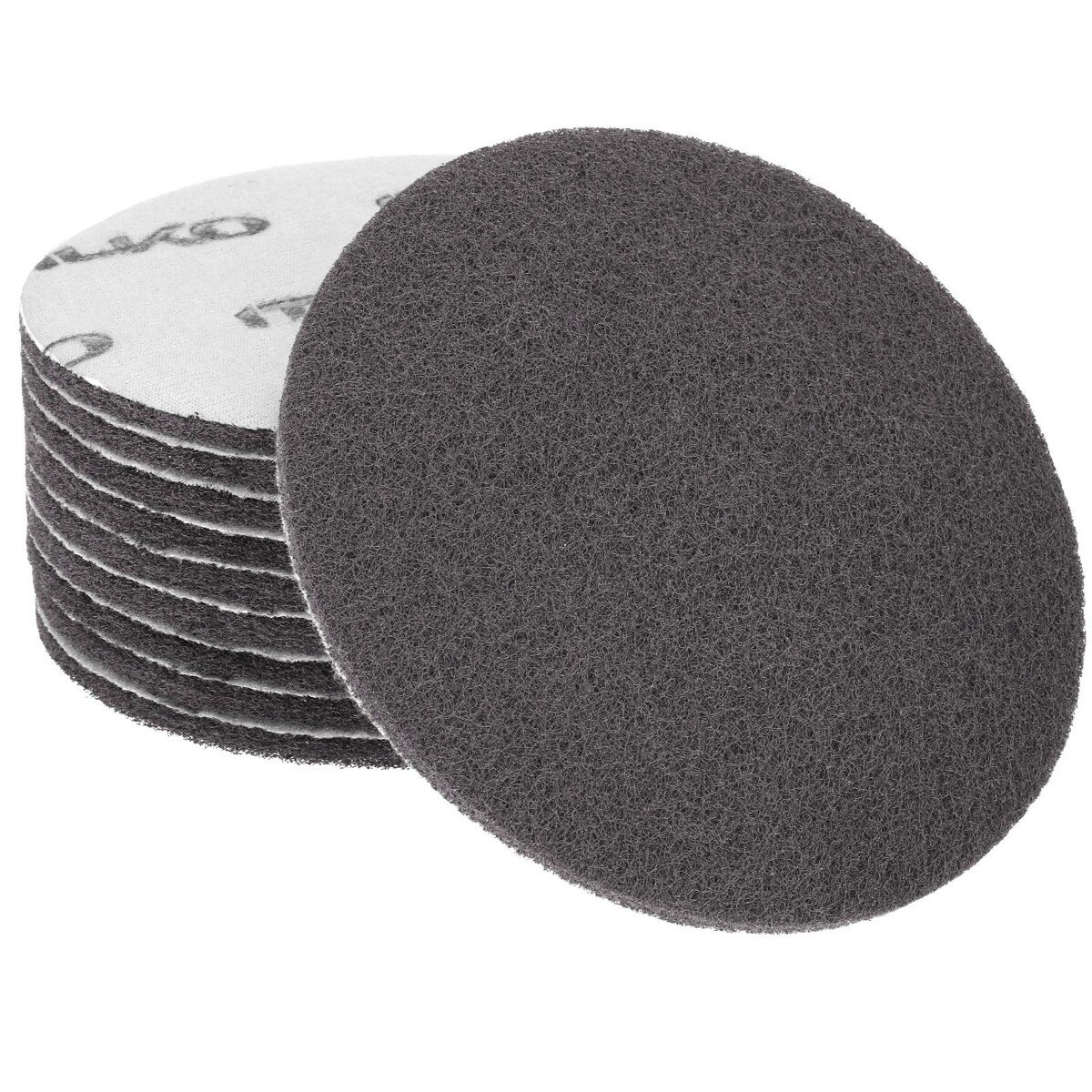 italko-wloknina-szara-krazek-150-mm-p1200 BLUE CAR velkro neaustiniai šlifavimo diskeliai 150mm P800 PILKAS 1vnt - Image 1