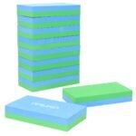 Šlifavimo kaladėlė su kempine naudojimui su švitriniu popieriumi 1vnt (140mmx75x25mm Žalia/Mėlyna)