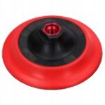 ITALKO raudonas lankstus tvirtinimo diskas 125mm Velcro