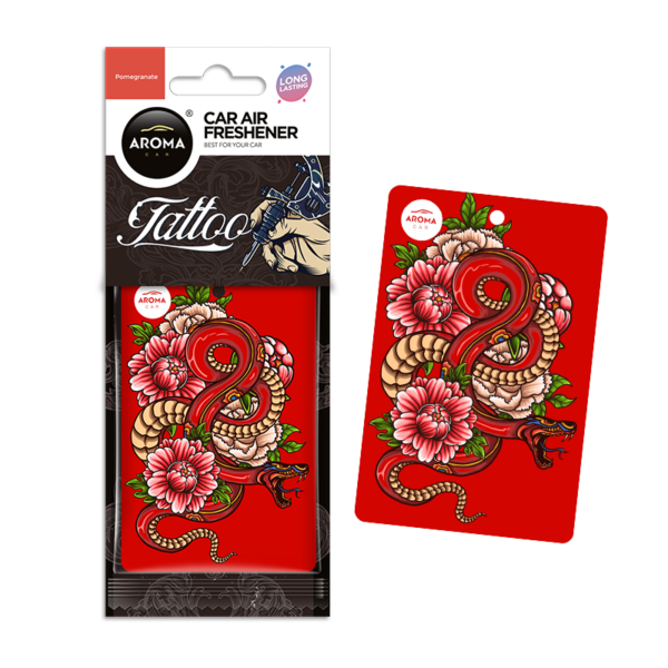 Aroma Car Tattoo Pomegranate oro gaiviklis