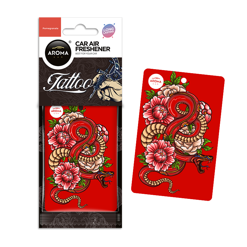 5904224126285-ac-cellulose-tattoo-pomegranate Aroma Car Tattoo Pomegranate oro gaiviklis - Image 1